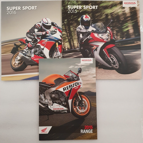 Honda Motorrad Prospekte - 2015/16 Range & Supersport Range - CBR Repsol etc.