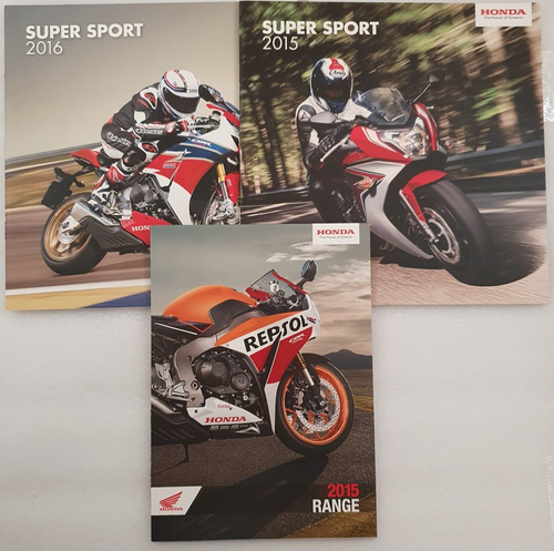 Honda Motorcycle Brochures - 2015/16 Range & Supersport Range - CBR Repsol Etc - Foto 1 di 14