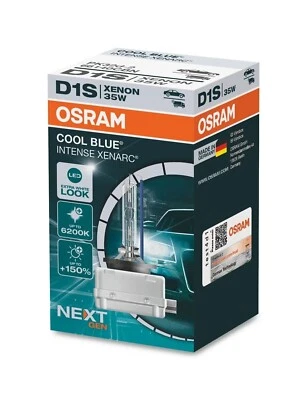 OSRAM D1S 12V+24V 35W PK32D-2 XENARC COOL BLUE NEXTGEN. 6200K +150% XÉNON - Photo 1/3