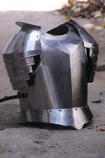 Medieval Knight 18 Guage Steel Armor Cuirass With Pauldrons Warrior Breastplate