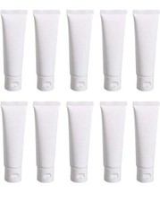 50 - 4oz / 120ml White Ldpe Squeeze Tubes Wit...