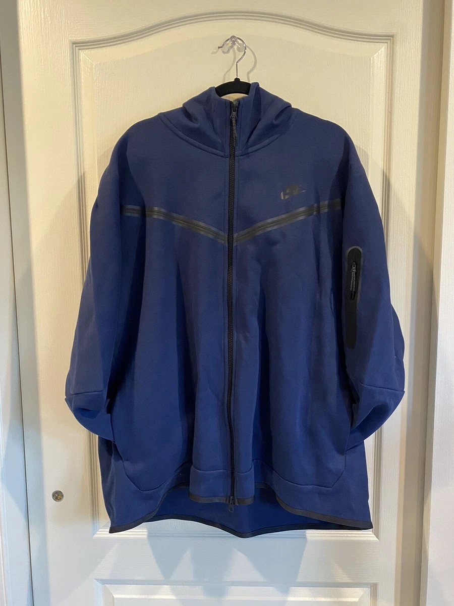 Nike Tech Fleece Hoodie Midnight Navy Dark Blue Full Zip CU4489 410 Men s 3XL