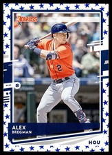 2020 Donruss #112 Alex Bregman Independence Day