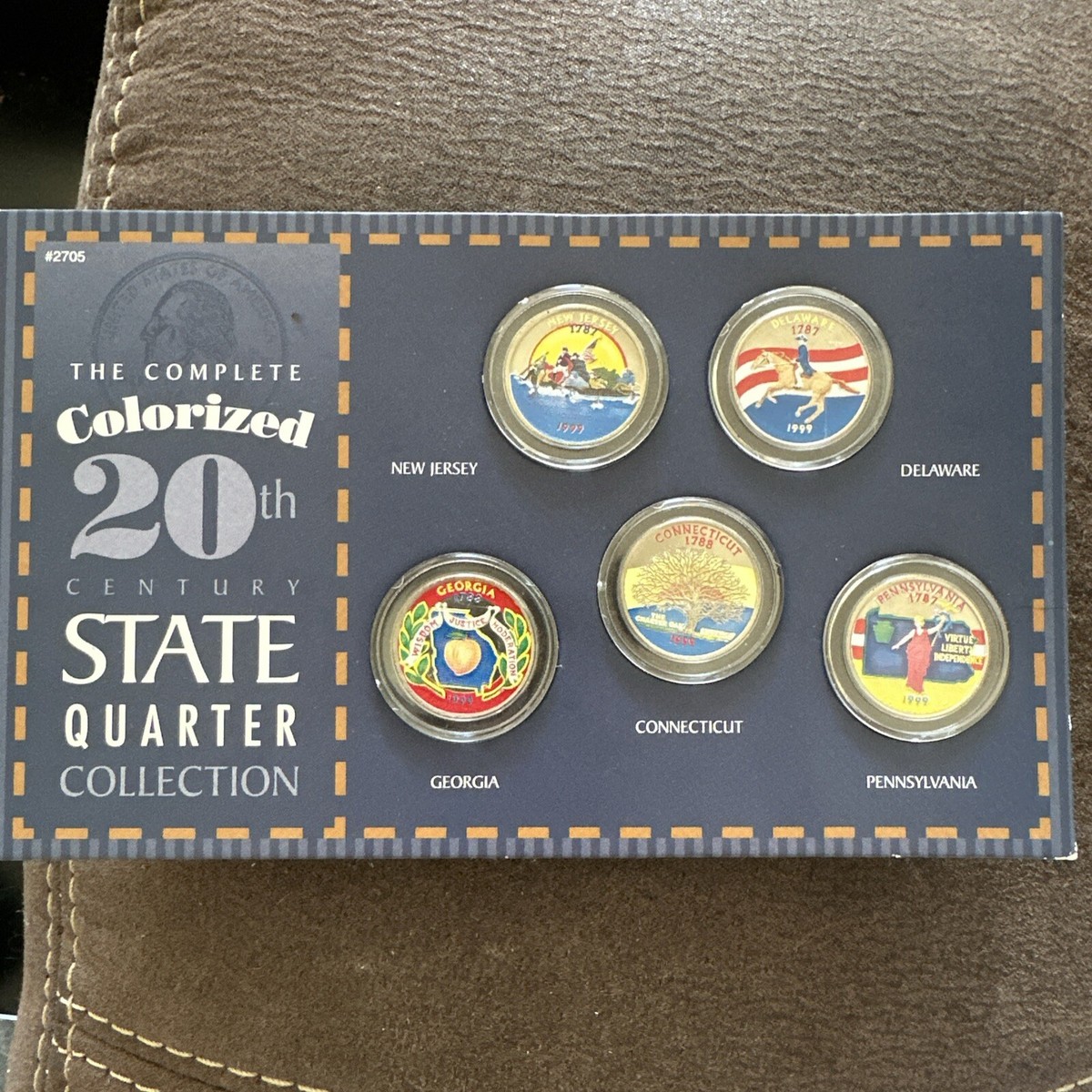 1999 The Complete Colorized 20th Century State Quarter Collection