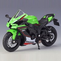 1/18 Kawasaki Ninja ZX-10R Motorrad Modell Diecast Motorrad Spielzeug GrüN