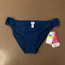 Hula Honey Size Medium Blue Swimsuit Bikini Bottoms NWT