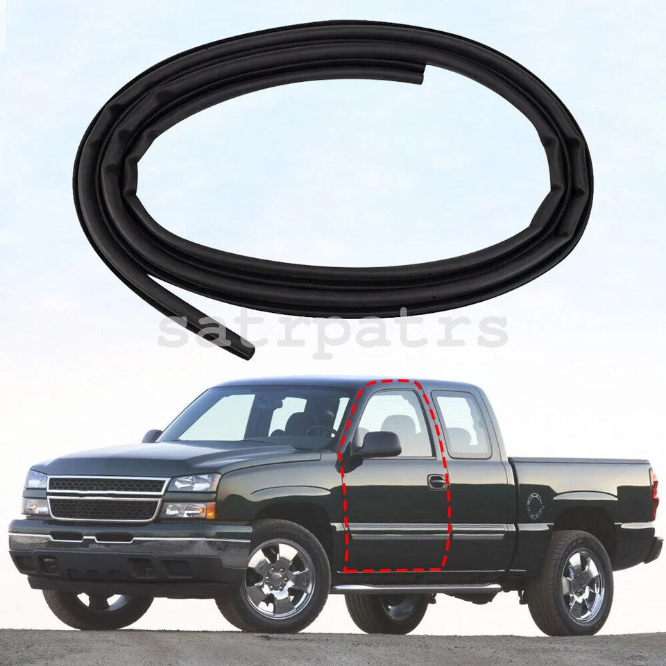 Sello de goma para puerta delantera 15244250 1999-2007 para cabina Chevy Silverado Foto 3 de 4