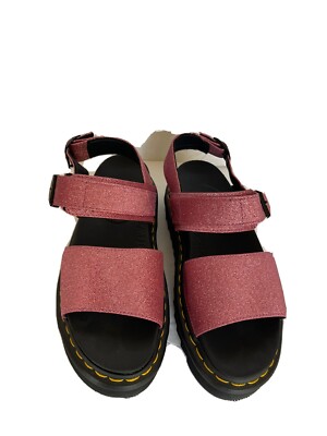 Martens women sandals, size 6, Pink Glitter