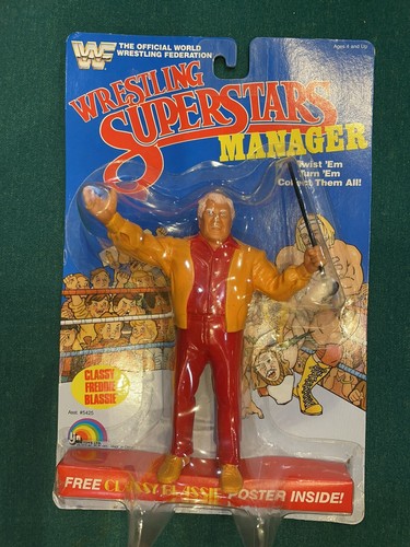 LJN MOC MINT WWF WRESTLING SUPERSTARS CLASSY FREDD...
