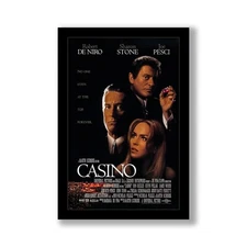 CASINO - 11x17 Framed Movie Poster by Wallspace