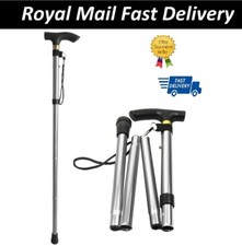 Walking Stick with floral Adjustable Lightweight Aluminium Folding Walking Stick