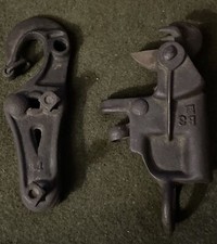 Antique Cast Iron Hook rope lock Farmhouse Plant Hang Repurpose