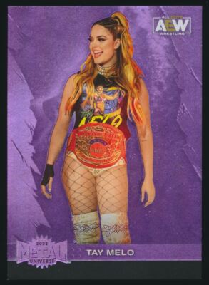 2022 SkyBox AEW Metal Purple Spectrum #139 Tay Melo 056/199 2022 Upper