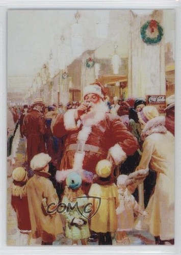 1999 Comic Images The Art of Coca-Cola Santa Omnichrome Santa Claus #C5 d8k - Picture 1 of 3