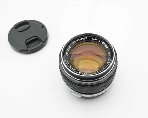 Olympus OM-System G.Zuiko Auto-S 50mm f/1.4 Prime Lens Chrome Nose  (#18103)