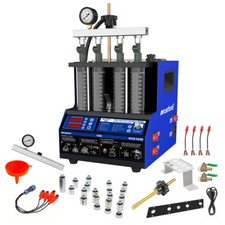 Ultrasonic Fuel Injector Cleaner Tester Car Nozzle Cleaning Machine 4 Cylinder Ultrasonic Fuel Injector Cleaner Tester Car Nozzle Cleaning Machine 4 Cylinder