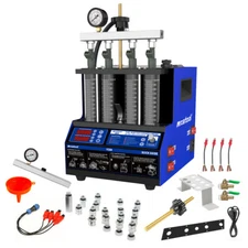 Ultrasonic Fuel Injector Cleaner Tester Car Nozzle Cleaning Machine 4 Cylinder