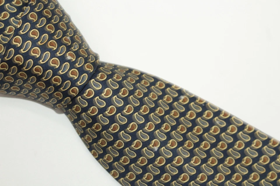Gravata de seda RENATO BALESTRA feita na Itália F63519 - Imagem 3 de 4