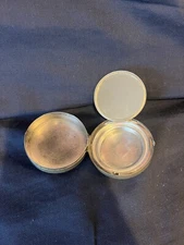 Vintage Silverplated Powder Compact with Mirror