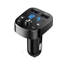 Car Blue tooth 5.0 Music Player FM Transmitter Dual USB Port Car Charger MP3