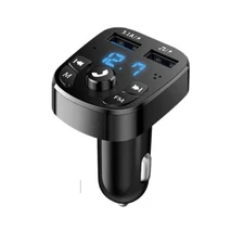 Car Blue tooth 5.0 Music Player FM Transmitter Dual USB Port Car Charger MP3