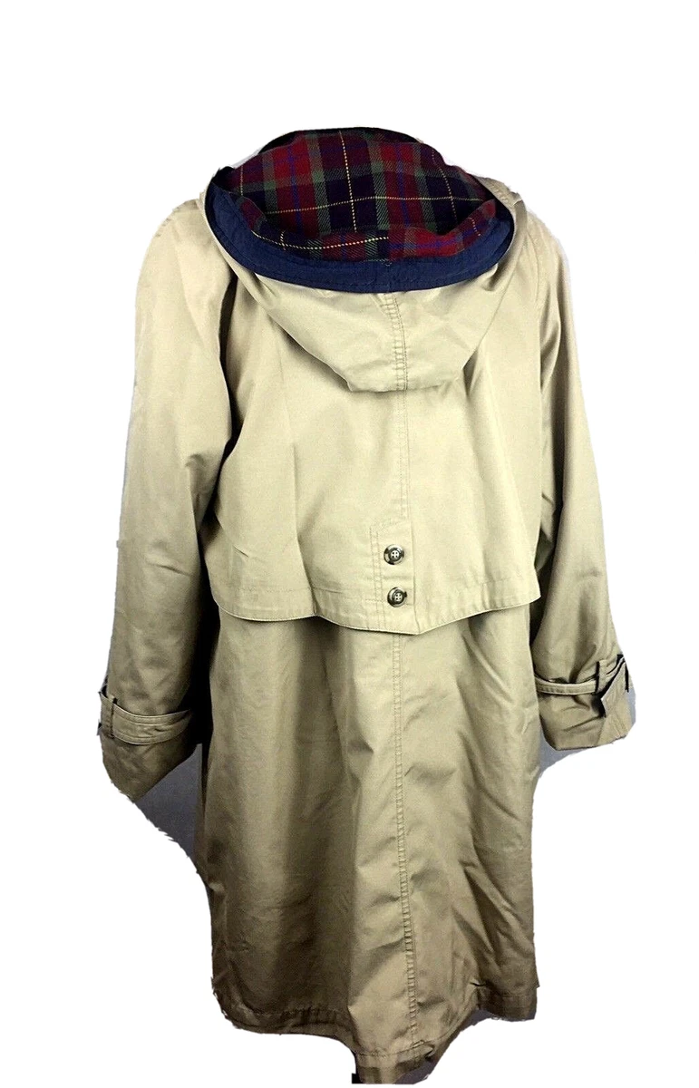 Flannel on sale lined raincoat