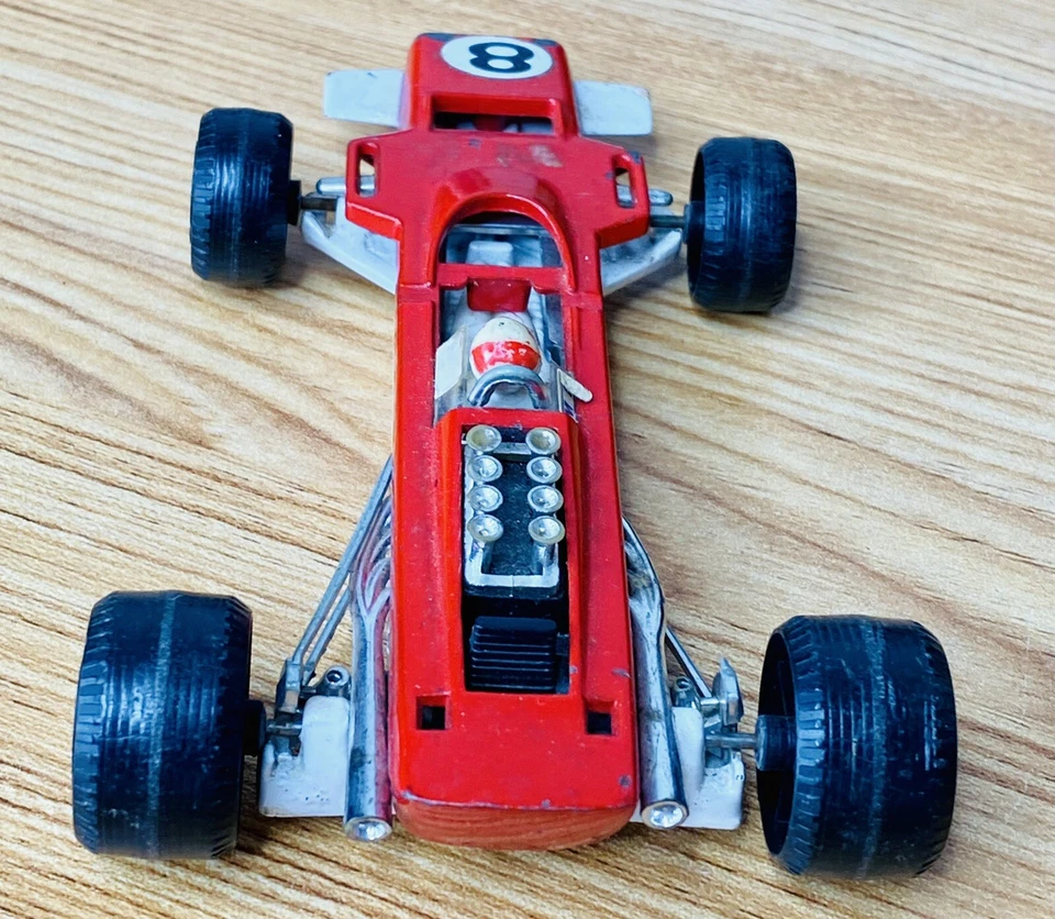 Vintage Politoys Lotus 63 F1, 1/32, Made in Italy 4.5” Length Old Toy Car - Image 4 of 4