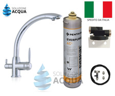 KIT EVERPURE 4C²(EX 4DC) + KIT PER FILTRO EVERPURE CON RUBINETTO 3 VIE CROMATO