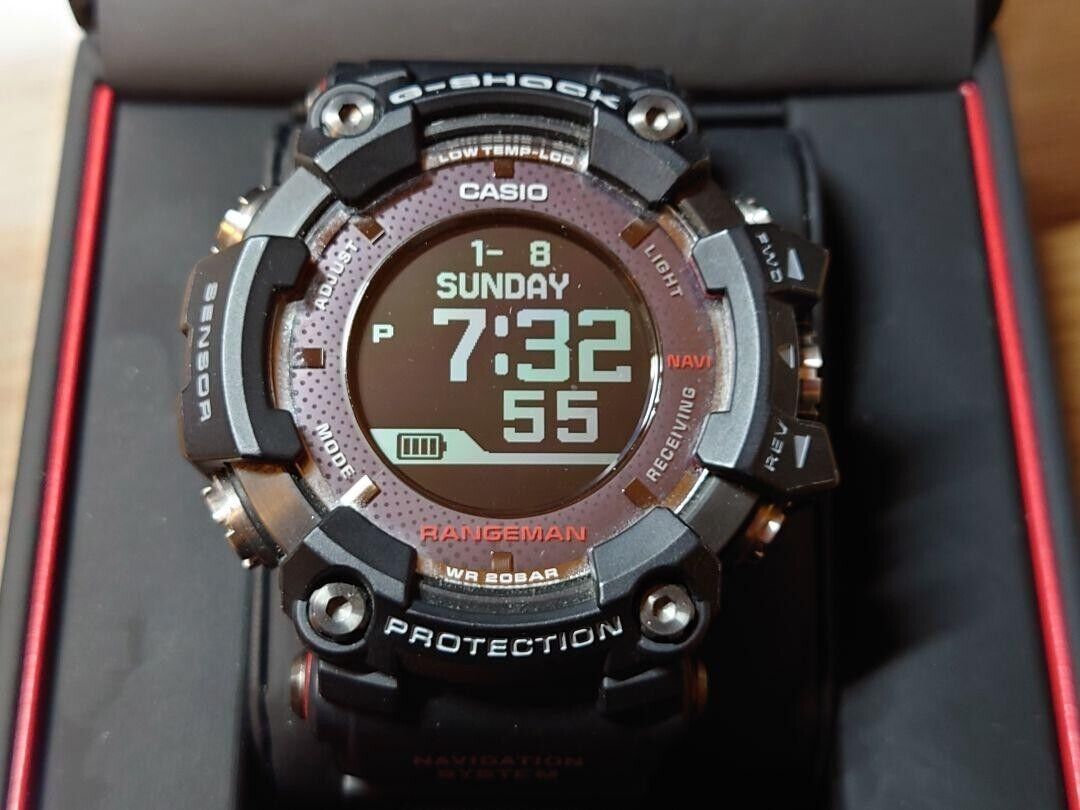 CASIO G-SHOCK Master of G RANGEMAN GPR-B1000 1JR Bluetooth Solar GPS Japan