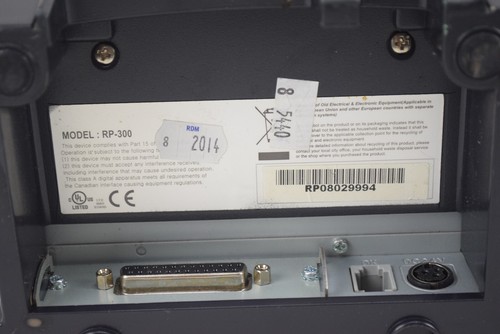 Impresora térmica de recibos Verifone RP-300 para corte parcial topacio rubí - Imagen 8 de 8