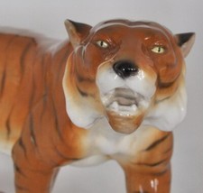 GOLDSCHEIDER Tiger design by A.J. Lavergne 1906 Austria ceramics figurine figur