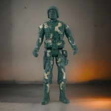 Vintage Greenbrier Army Man Green Camo Classic Military Toy Figurine Soldier