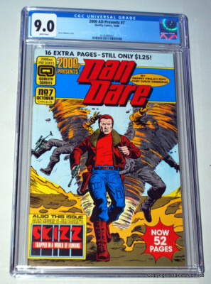 2000 AD Dan Dare 7 Quality Comics 1986 CGC 9.0