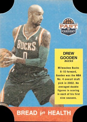 Drew Gooden - 2012 Panini Past & Present - Die Cut - Bread for Health #19