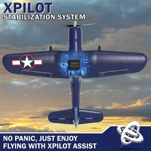 Ready-to-Fly 4 Channel RC Plane with Xpilot Stabilization, Ideal for Kids - Picture 6 of 8