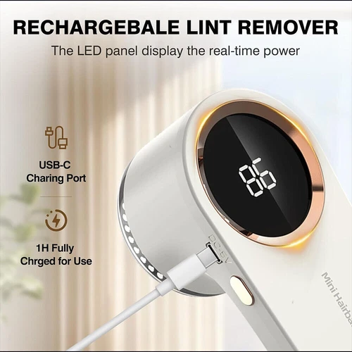Electric Lint Remover Rechargeable Bobble Remover Fabric Shaver for Clothes NEW - Picture 3 of 18