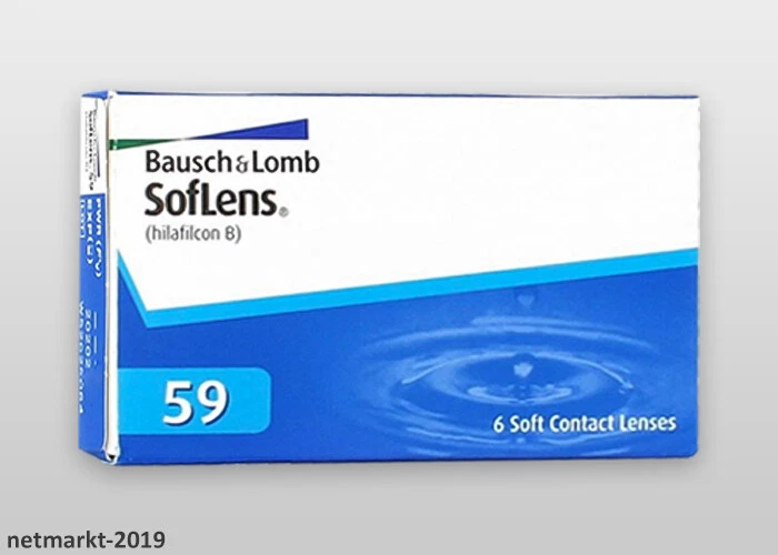 BAUSCH + LOMB Bausch&Lomb Kontaktlinsen Soflens 59 1x6 Stück - plus und minus Werte