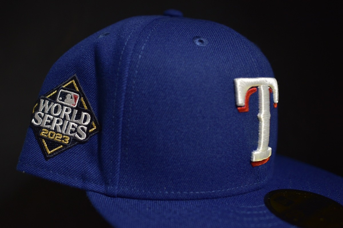 帽子 Butcher Products hat 7 1/2 Texas Rangers New Era 7 1/2 2023 World Series On Field