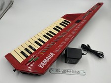 Yamaha SHS-10 Red MIDI Shoulder Keyboard Synth Tested With Adapter