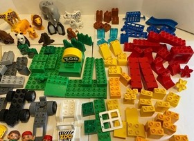 2012 LEGO Duplo Set 6157 BIG ZOO Complete Set Animals & People 147 pcs Ages 2-5