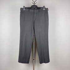 Prada VTG Men’s Grey Wool Classic Dress Trousers Size EU50 / US-UK40 (W33 L26,5)