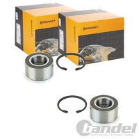 2X Continental Ctam RADLAGER-SATZ Vorne Passend FüR Renault Twingo Smart Forfour