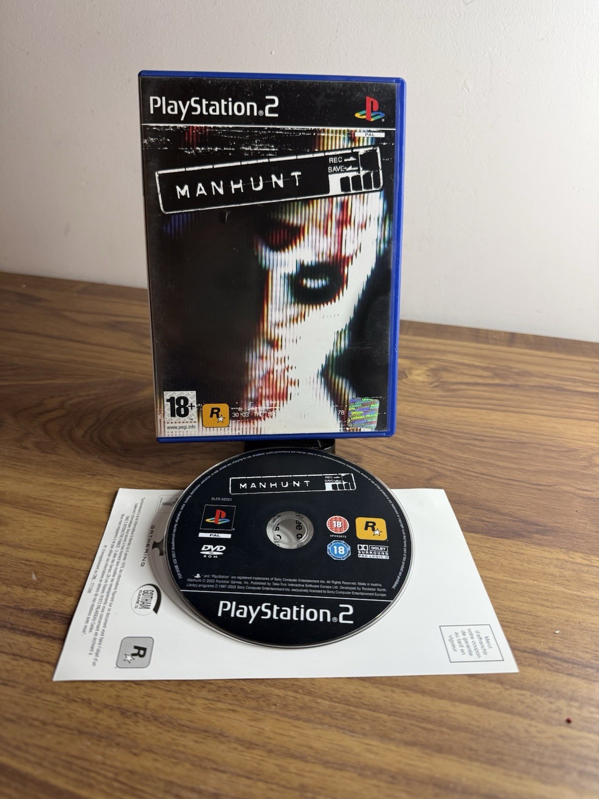 Manhunt - Sony Playstation 2 PS2 - PAL FR - Tbe