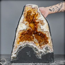 Große Citrin-Quarz Druse, Brasilien - 17088,32g