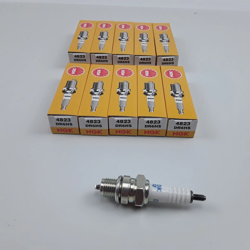 Juego de 10 bujías para Honda CL90 Scrambler 1967 ST90 1973 1974 1975 S90 1965 Foto 3 de 4