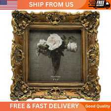 4X4 Vintage Small Picture Frame, Antique Ornate Bronze Gold Square Frame