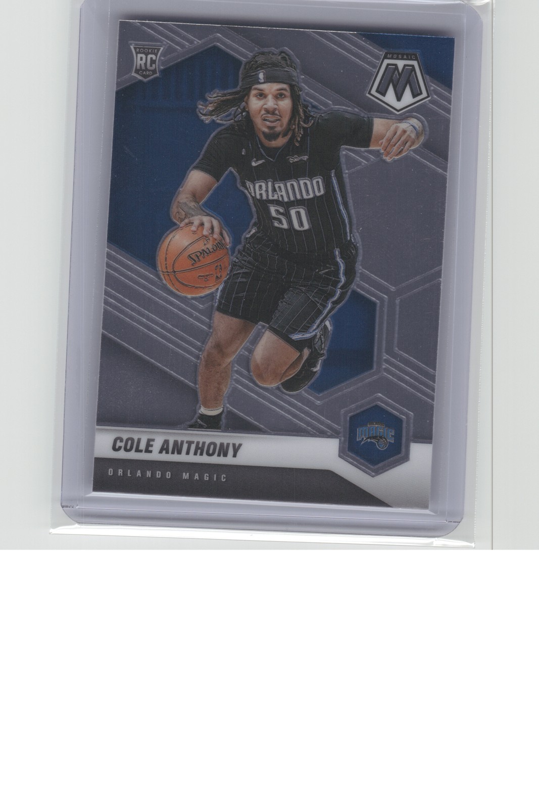 2020-21 Panini Mosaic #207 Cole Anthony Silver B31R1C133