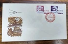 Soviet first-day cover first spacewalk by Alexei Leonov on March 23.5.1965.