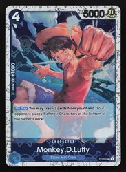 One Piece TCG Monkey D. Luffy Jolly Roger Foil P-055 (Premium Booster -The Best-)