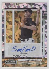 2021 Panini Contenders Cracked Ice /23 Santiago Florez #CA-SF Auto 0o6m
